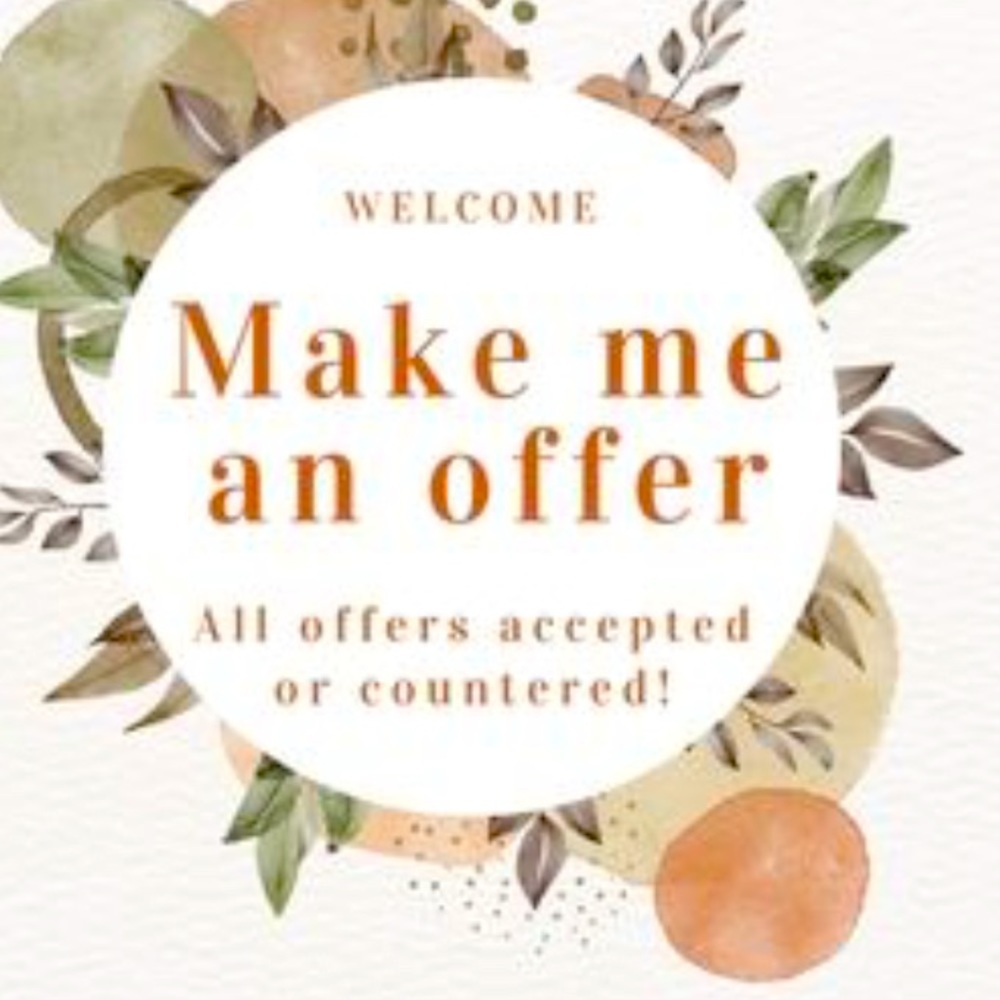 Reasonable offers are welcome!